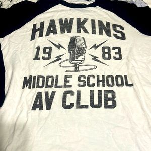 Stranger Things 3/4 Length Sleeve Shirt, M